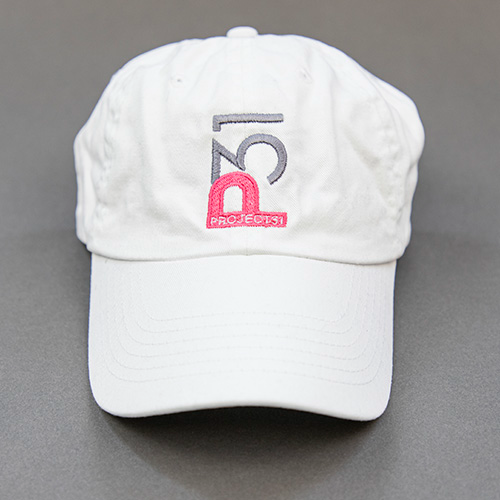 Adjustable Ball Cap in white