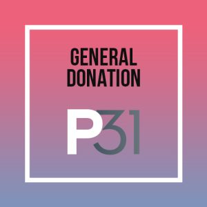 P31 general donation ticket graphic
