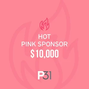Hot pink sponsor ticket