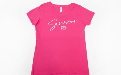 Pink Survivor V-Neck